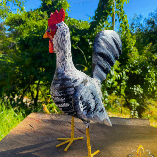 Galo Caipira de Madeira P