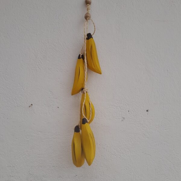 FIEIRAS BANANA E PIMENTA FRUTAS CONFECÇÃO EM MADEIRA