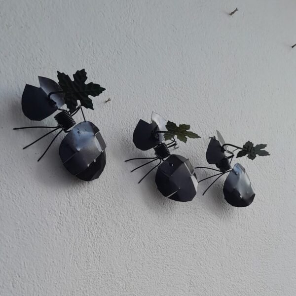 Trio De Formigas Artesanato Em Metal