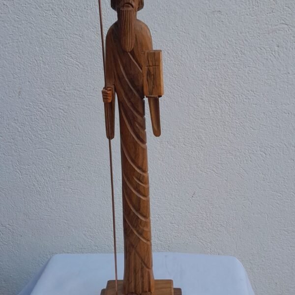 Escultura São Judas Tadeu Em Madeira