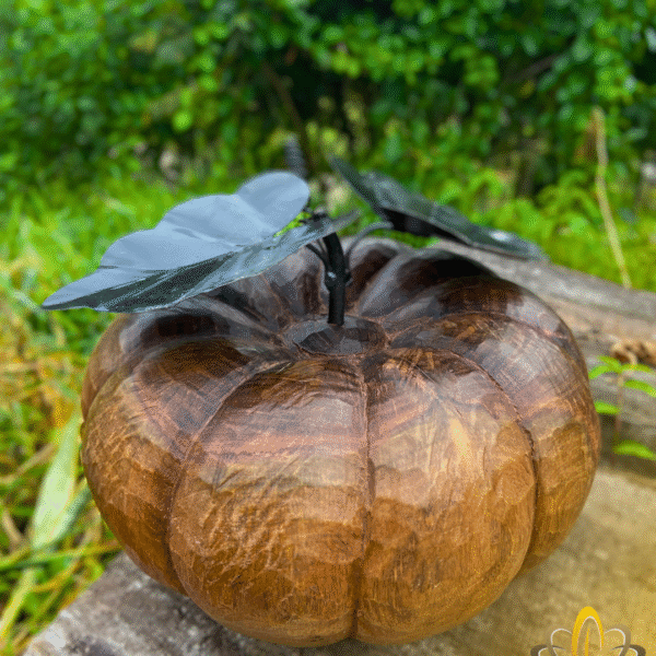 Abóbora Madeira e Metal Grande