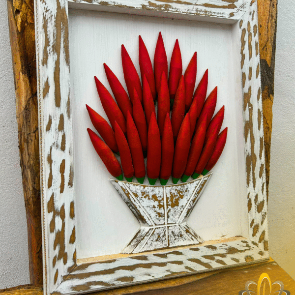 Quadro Grande Branco Pimenta